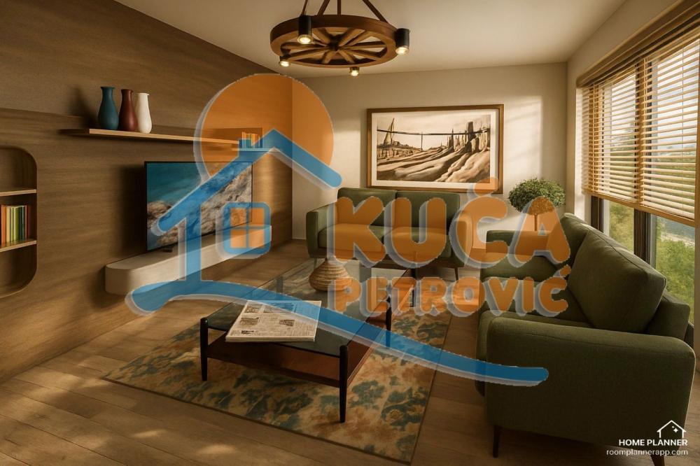 Glavna slika -Stan u zgradi, uknjižen, centralno grejanje, oglas ID p-015312