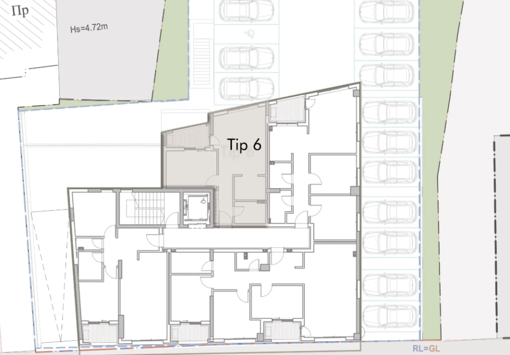 Slika 2 - U izgradnji lux 1.5 stan u strogom centru grada