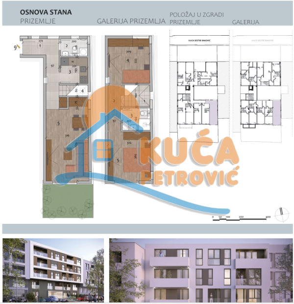 Slika 1 - Stan u zgradi, novogradnja, centralno grejanje, oglas ID p-014728