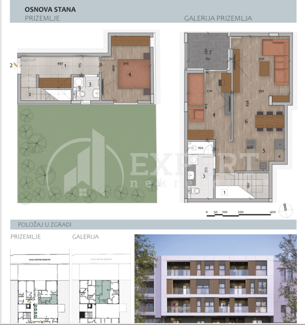 Slika 1 - Stan u zgradi, novogradnja, centralno grejanje, oglas ID p-014722