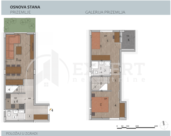 Slika 1 - Stan u zgradi, novogradnja, centralno grejanje, oglas ID p-014724