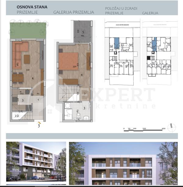 Glavna slika -Stan u zgradi, novogradnja, centralno grejanje, oglas ID p-014723