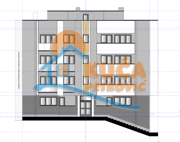 Slika 1 - Stan u zgradi, novogradnja, uknjižen, grejanje na struju, oglas ID p-015426