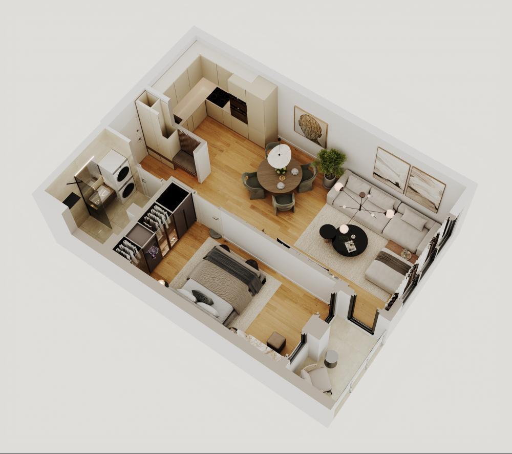 Glavna slika -Dvosoban stan u kvalitetnoj novogradnji, Palilula