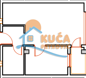 Slika 3 - Stan u zgradi, novogradnja, uknjižen, etažno grejanje, oglas ID p-015552