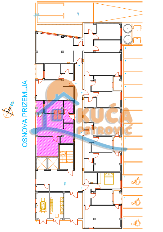 Slika 2 - Stan u zgradi, novogradnja, uknjižen, etažno grejanje, oglas ID p-015547
