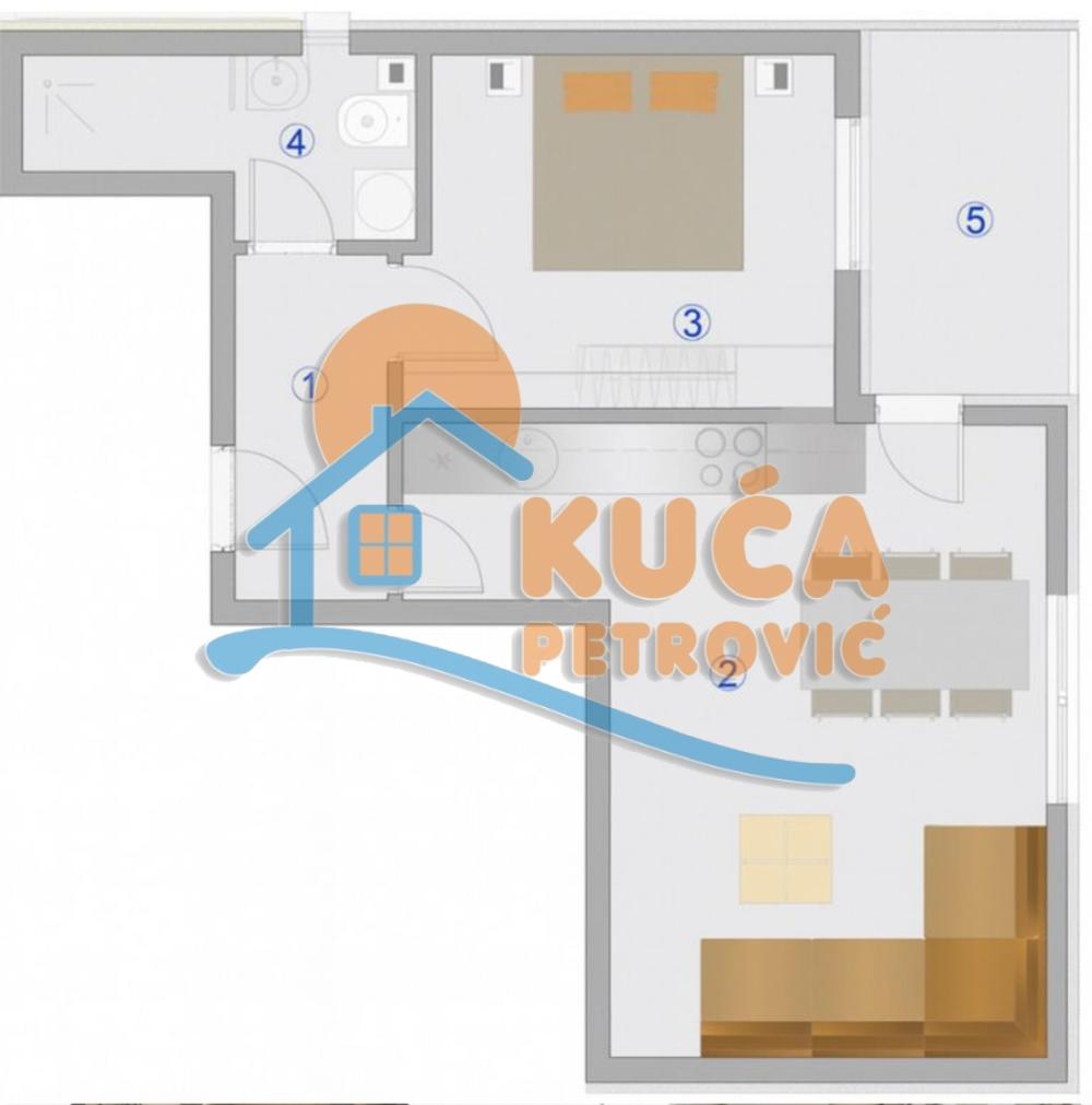 Slika 1 - Stan u zgradi, novogradnja, oglas ID p-015527