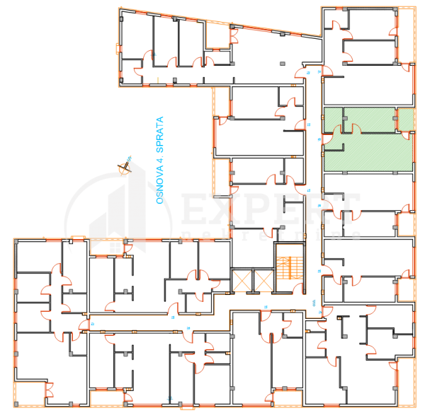 Slika 2 - Stan u zgradi, novogradnja, uknjižen, etažno grejanje, oglas ID p-015572