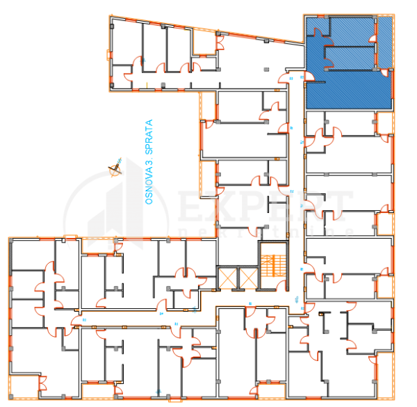Slika 2 - Stan u zgradi, novogradnja, uknjižen, etažno grejanje, oglas ID p-015571