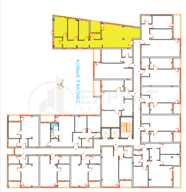 Slika 2 - Stan u zgradi, novogradnja, uknjižen, etažno grejanje, oglas ID p-015565