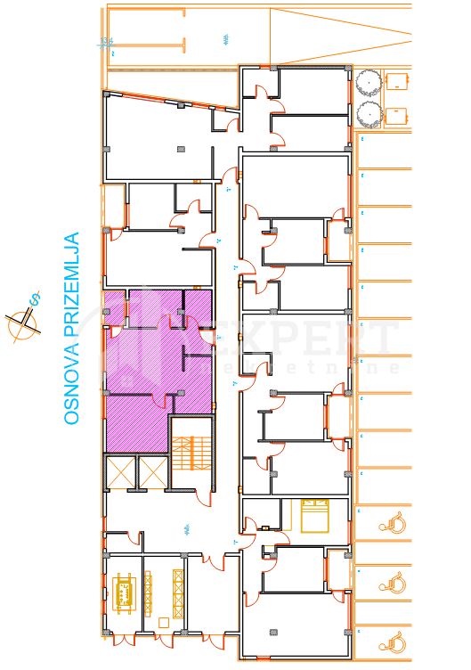 Slika 2 - Stan u zgradi, novogradnja, uknjižen, etažno grejanje, oglas ID p-015546
