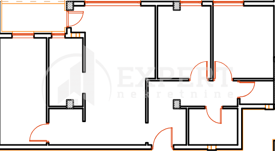 Slika 3 - Stan u zgradi, novogradnja, uknjižen, etažno grejanje, oglas ID p-015562