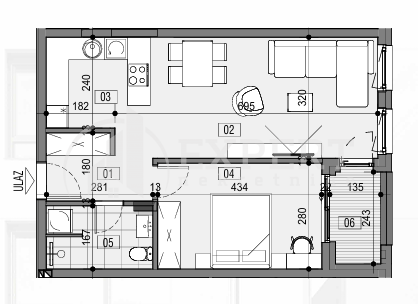 Slika 9 - Stan u zgradi, novogradnja, etažno grejanje, oglas ID p-015513