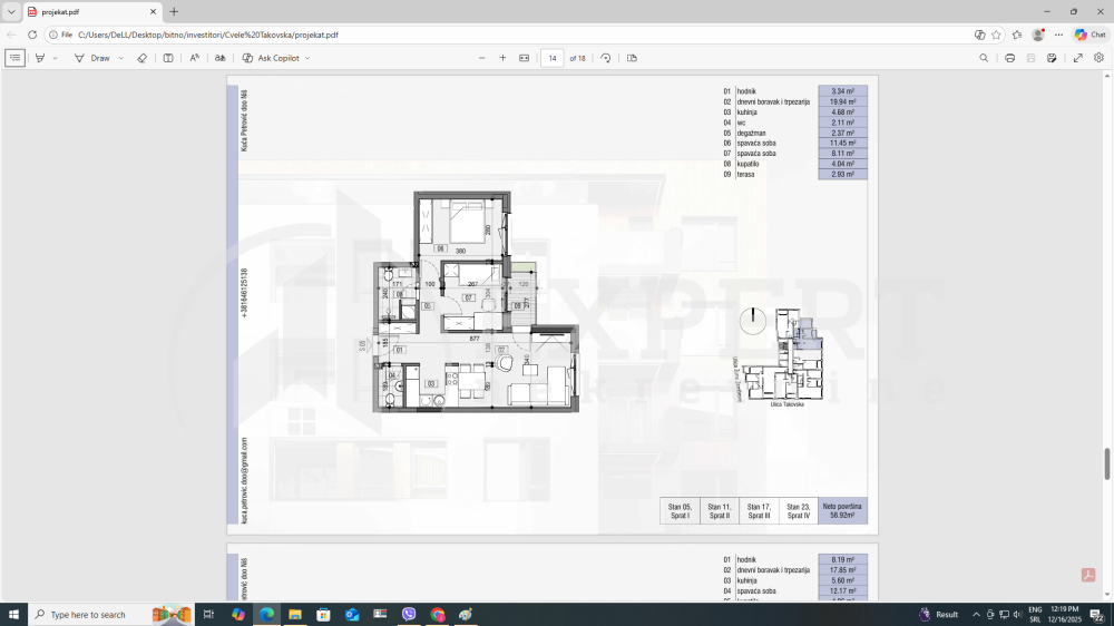 Slika 7 - Stan u zgradi, novogradnja, etažno grejanje, oglas ID p-015514