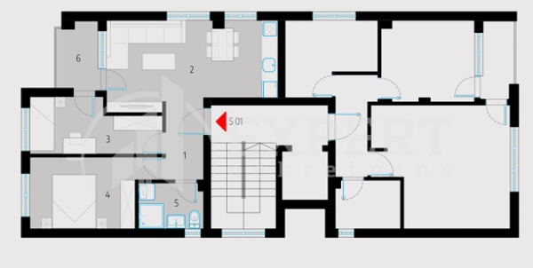 Slika 1 - Stan u zgradi, novogradnja, oglas ID p-015678
