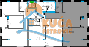 Slika 1 - Stan u zgradi, novogradnja, etažno grejanje, oglas ID p-015643