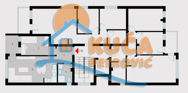 Slika 1 - Stan u zgradi, novogradnja, oglas ID p-015670