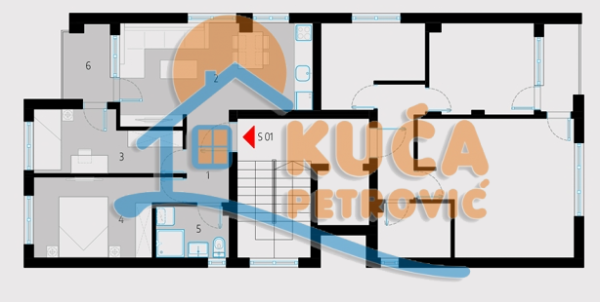 Slika 1 - Stan u zgradi, novogradnja, oglas ID p-015678
