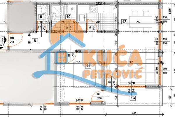 Slika 3 - Stan u zgradi, novogradnja, uknjižen, grejanje na struju, oglas ID p-015746