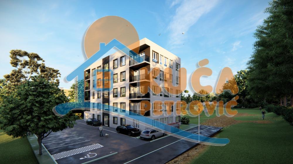 Slika 2 - Stan u zgradi, novogradnja, uknjižen, grejanje na struju, oglas ID p-015746