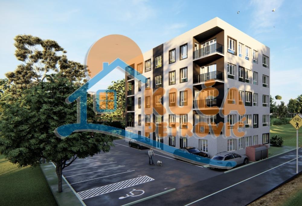 Slika 1 - Stan u zgradi, novogradnja, uknjižen, grejanje na struju, oglas ID p-015749