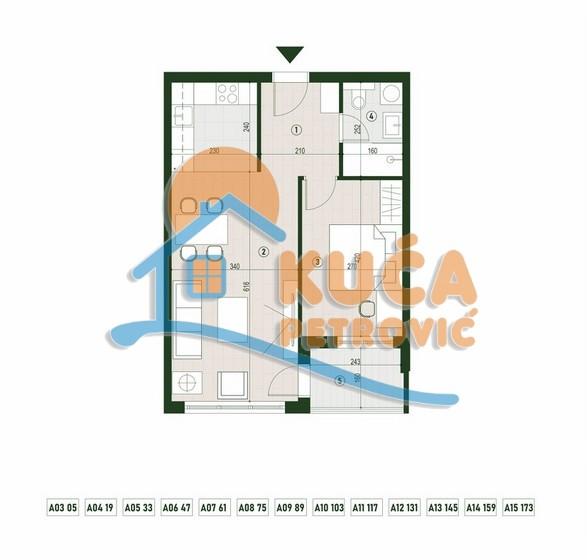 Glavna slika -Stan u zgradi, novogradnja, centralno grejanje, oglas ID p-015786