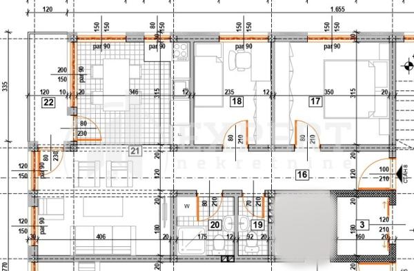 Slika 3 - Stan u zgradi, novogradnja, uknjižen, grejanje na struju, oglas ID p-015747