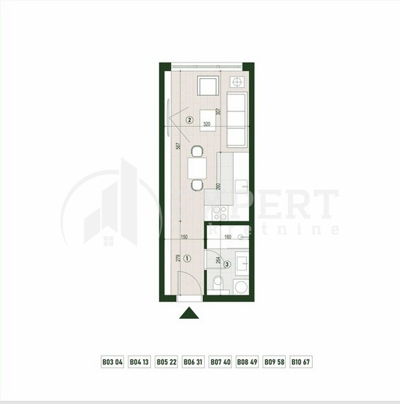 Slika 6 - Stan u zgradi, novogradnja, centralno grejanje, oglas ID p-015759