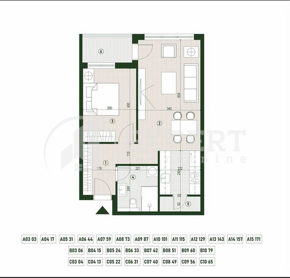 Slika 5 - Stan u zgradi, novogradnja, centralno grejanje, oglas ID p-015763