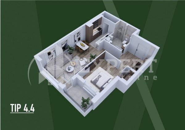 Slika 3 - Stan u zgradi, novogradnja, centralno grejanje, oglas ID p-015782