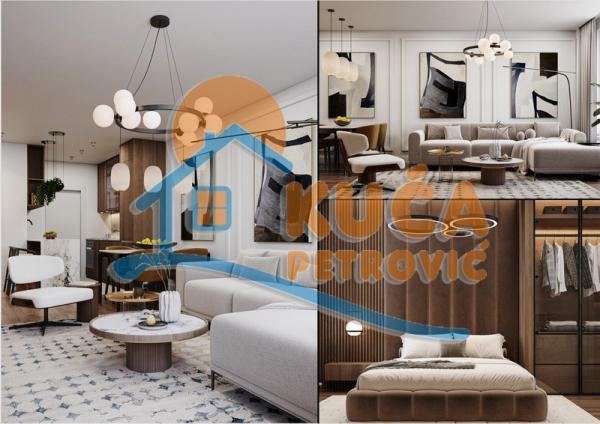 Glavna slika -Stan u zgradi, novogradnja, centralno grejanje, oglas ID p-015798