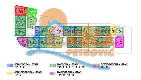 Slika 3 - Stan u zgradi, novogradnja, centralno grejanje, oglas ID p-015807