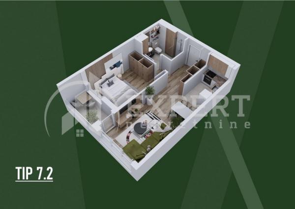 Glavna slika -Stan u zgradi, novogradnja, centralno grejanje, oglas ID p-015796