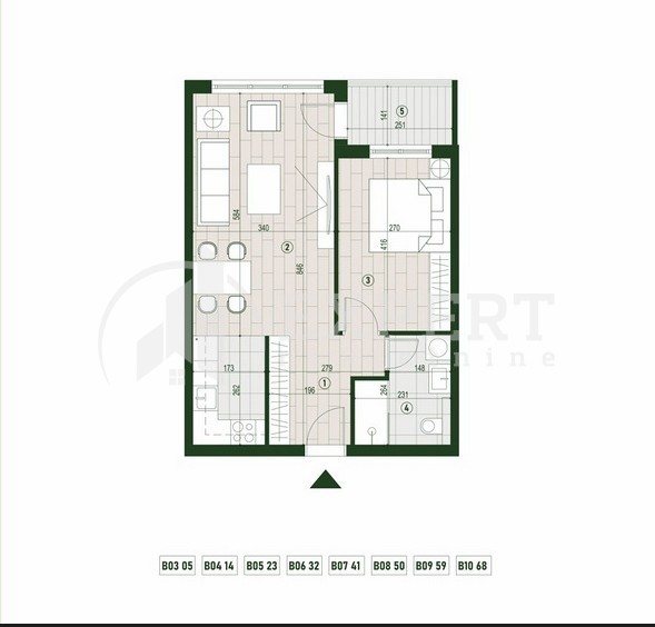 Slika 2 - Stan u zgradi, novogradnja, centralno grejanje, oglas ID p-015796
