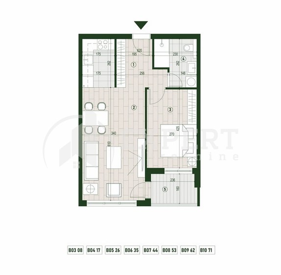 Slika 1 - Stan u zgradi, novogradnja, centralno grejanje, oglas ID p-015798