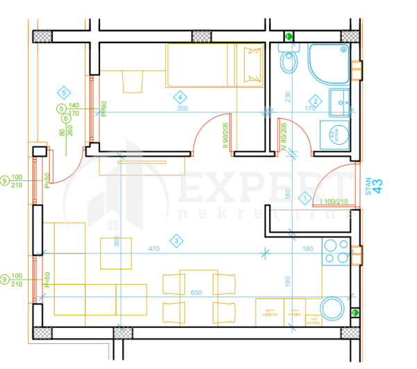 Slika 6 - Stan u zgradi, novogradnja, etažno grejanje, oglas ID p-012998
