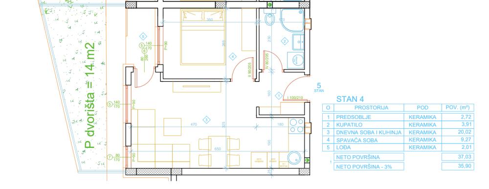 Glavna slika -Uz stan ide i dvorište 14m2, Palilula Apelovac