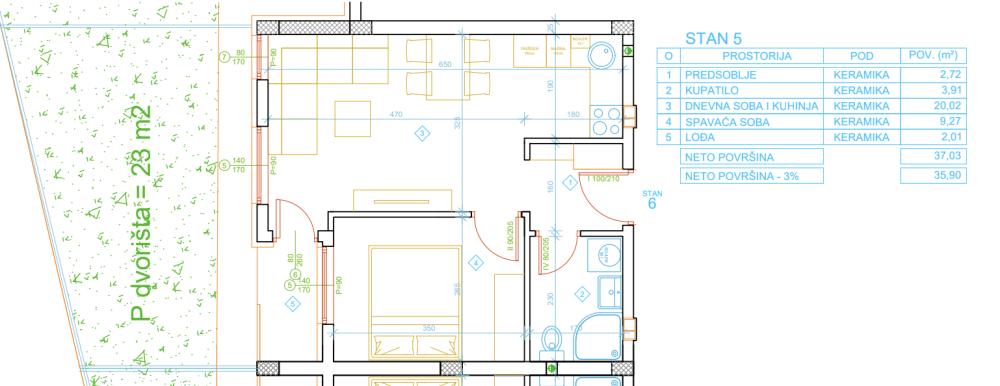 Glavna slika -Stan sa dvorištem 28 kvadrata, iza Čaira, Apelovac