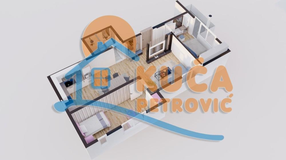 Slika 1 - Stan u zgradi, novogradnja, uknjižen, grejanje na struju, oglas ID p-016075