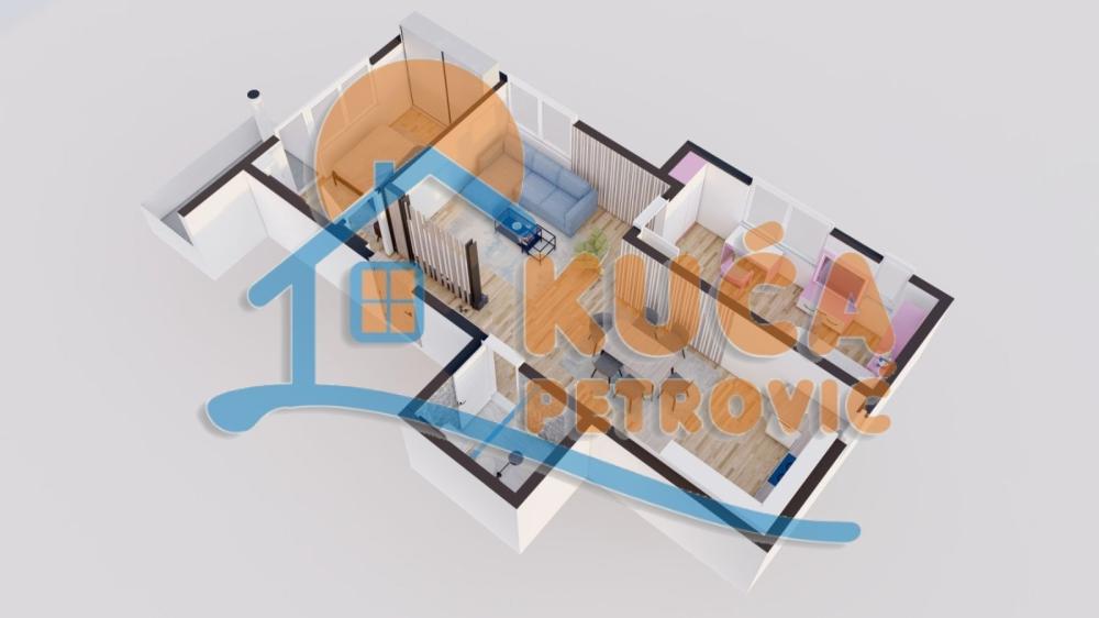 Slika 2 - Stan u zgradi, novogradnja, uknjižen, grejanje na struju, oglas ID p-016075