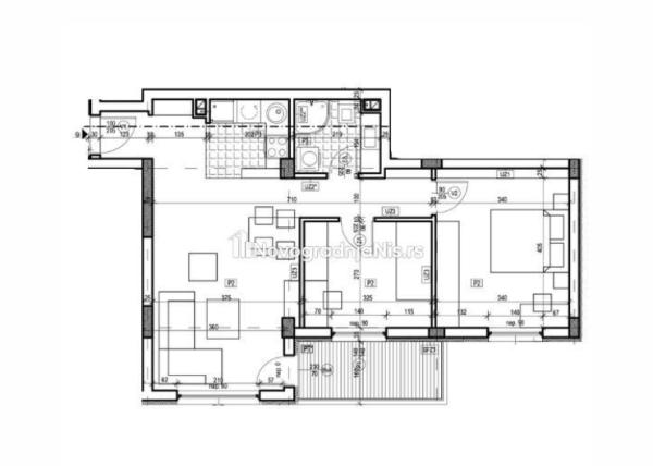 Glavna slika -2.5 stan sa garažnim mestom na Panteleju