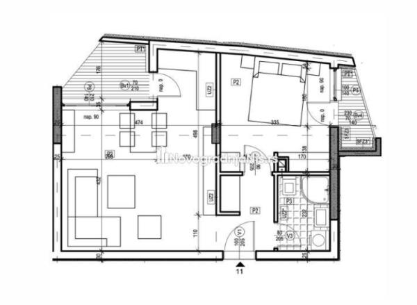 Glavna slika -1.5 stan sa garažnim mestom na Panteleju