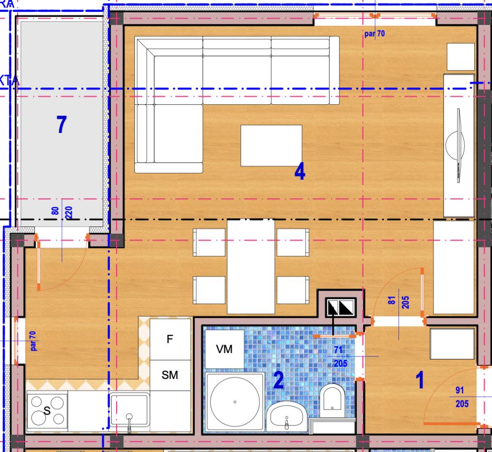 Glavna slika -Na prodaju novi 1.0 stan sa parkingom