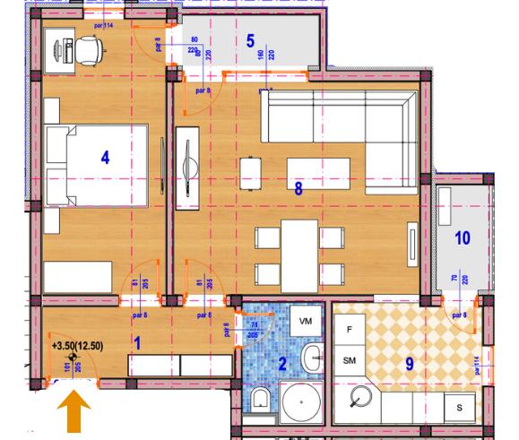 Glavna slika -Komforan stan sa 2 terase u mirnom naselju Donja Vrežina
