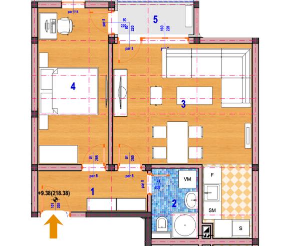 Glavna slika -Kvalitetna zgrada, 1.5 stan na odličnoj lokaciji