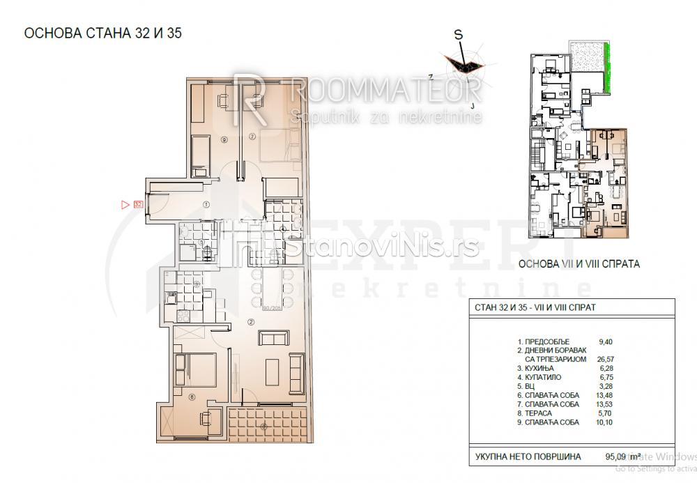 Slika 2 - Stan u zgradi, novogradnja, etažno grejanje, oglas ID p-09765