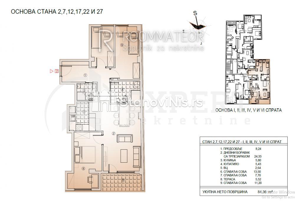Slika 1 - Stan u zgradi, novogradnja, etažno grejanje, oglas ID p-09767