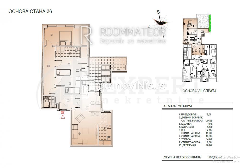 Slika 2 - Stan u zgradi, novogradnja, etažno grejanje, oglas ID p-09772