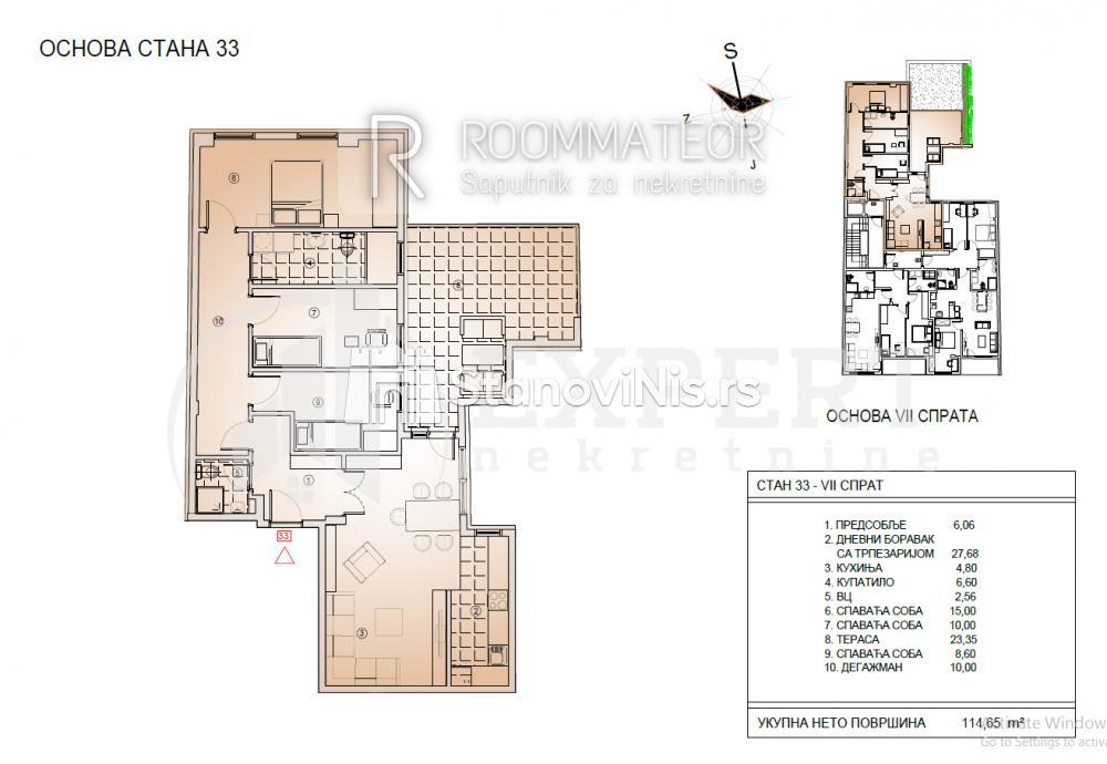 Slika 2 - Stan u zgradi, novogradnja, etažno grejanje, oglas ID p-09774