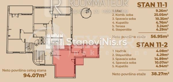 Slika 1 - Stan u zgradi, novogradnja, etažno grejanje, oglas ID p-06553
